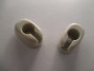 CLIPS-VISOR EARLY IVORY PAIR