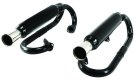 DUAL BUGGY EXHAUST BLACK