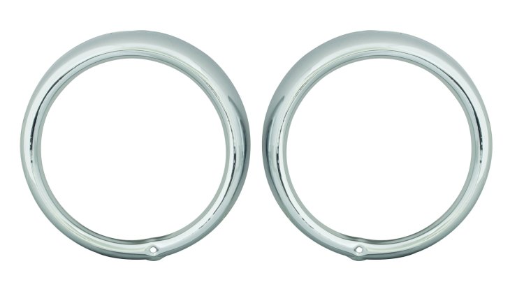 HEADLIGHT RIM CHROME 67-79