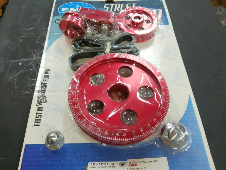 SERPENTINE BELT SYS. RED