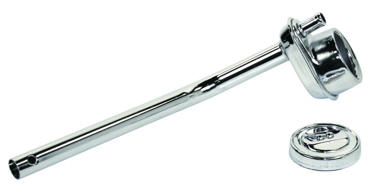 OIL FILLER W/CAP CHROME