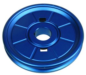 ALUM STK DESIGN PULLY BLUE