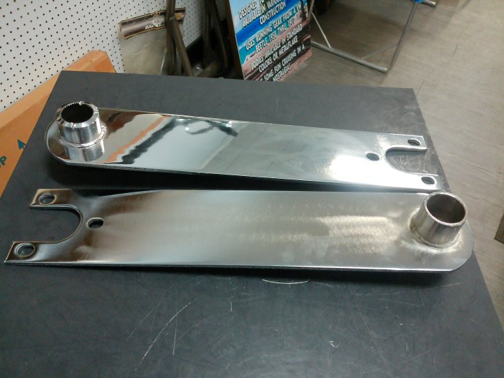 SPRING PLATE H/D CHROME - S/A