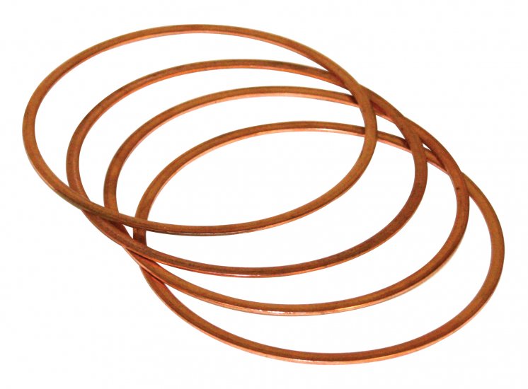 GASKET COPPER HEAD 92MMX.040 - Click Image to Close