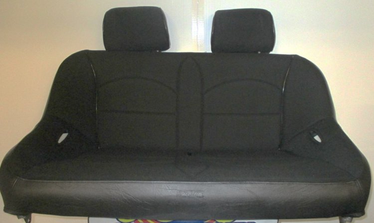 SEAT-BENCH BLK VIN/BLK CLOTH - Click Image to Close