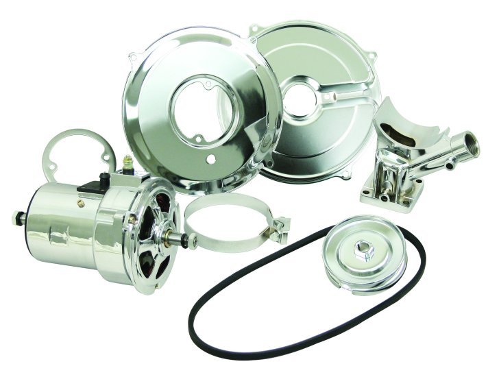 CHROME ALTERNATOR KIT