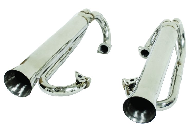DUAL RACING EXHAUST S/S - Click Image to Close