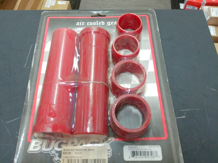 BUSH KIT IN/OUT BJ (RED)