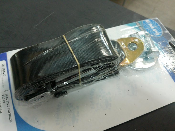 SEAT BELT STD W/HDR
