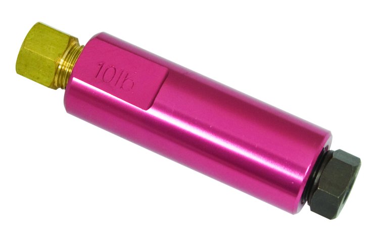 VALVE-PRESSURE10 PSI RESIDUAL