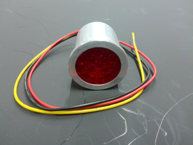 TUBE INSERT LIGHT RED/RED LED