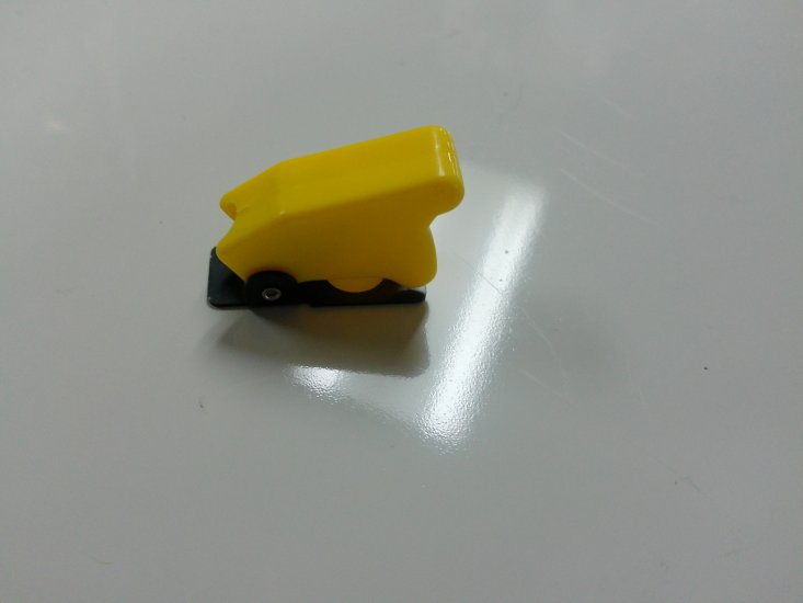 SWITCH COVER YELLOW TOGGLE