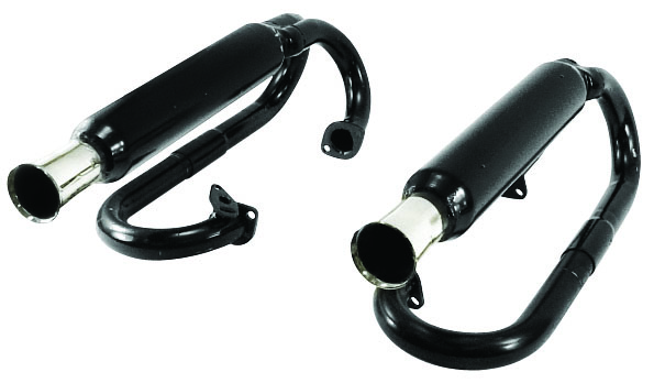 DUAL BUGGY EXHAUST BLACK