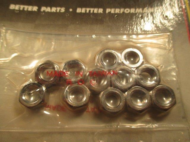 NUTS HEX CHROME 6 MM - Click Image to Close