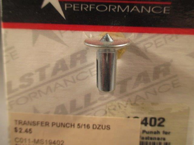 TRANSFER PUNCH 5/16 DZUS - Click Image to Close