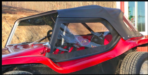 Fiberglass dune buggy soft best sale top install