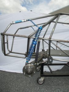 Dune buggy store frames with suspension